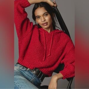 Pilcro by Anthropologie Sailcloth Hooded Sweater